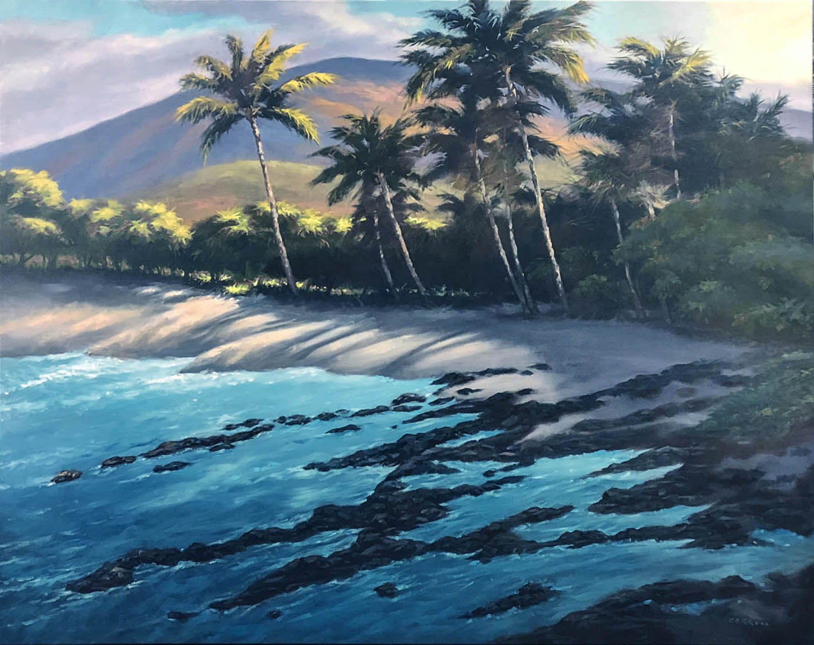 First Light, Hulopo'e Canvas Print