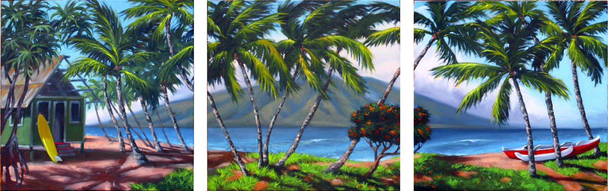 Dreams Of Paradise Triptych